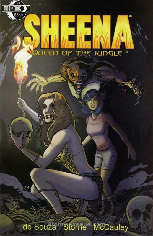 Sheena, Queen of the Jungle (Moonstone) #3A FN; Moonstone | save on shipping - d