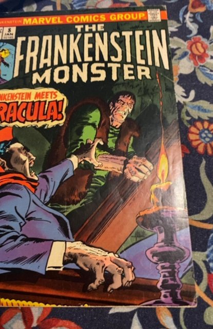 The Frankenstein Monster #8 (1974)vs the dracula