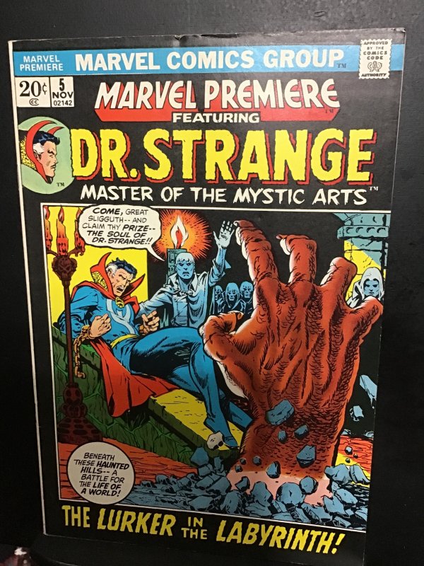 Marvel Premiere #5 (1972) 3rd Bronze-Age Doctor Strange high-grade! Oregon CERT