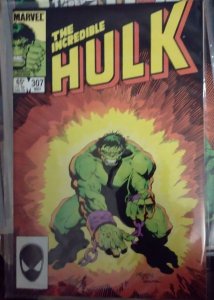 Incredible Hulk  # 307 1985 Marvel DISNEY crossroads monster IMMORTAL ?