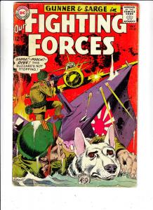 Our Fighting Forces #87 (Oct-64) FN Mid-Grade Gunner and Sarge, Pooch