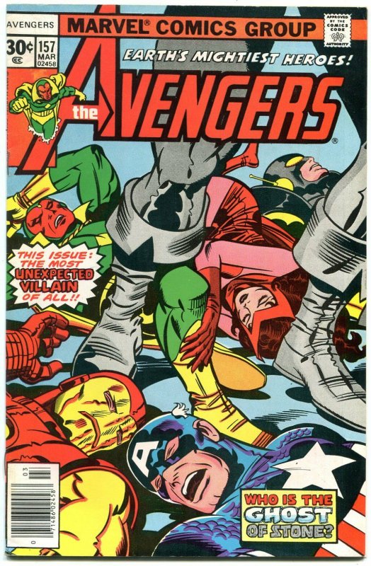 Avengers #157 1977- Marvel Bronze Age high grade vf/nm 