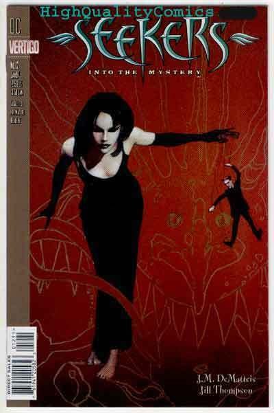 SEEKERS #12, NM+, John Bolton, DeMatties, X-files, 1996, more Vertigo in store