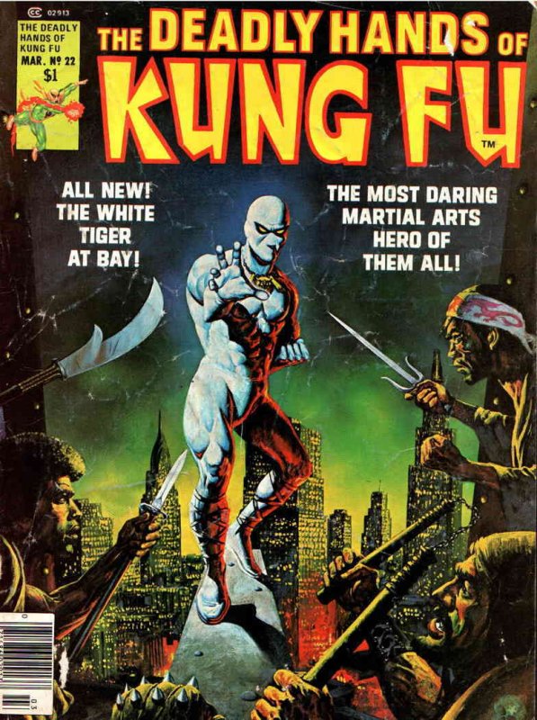 Deadly Hands of Kung Fu #22 FN ; Marvel | Magazine Jack of Hearts White Tiger