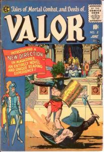 VALOR (1955 EC) 2 G-VG June 1955 Williamson Wood COMICS BOOK