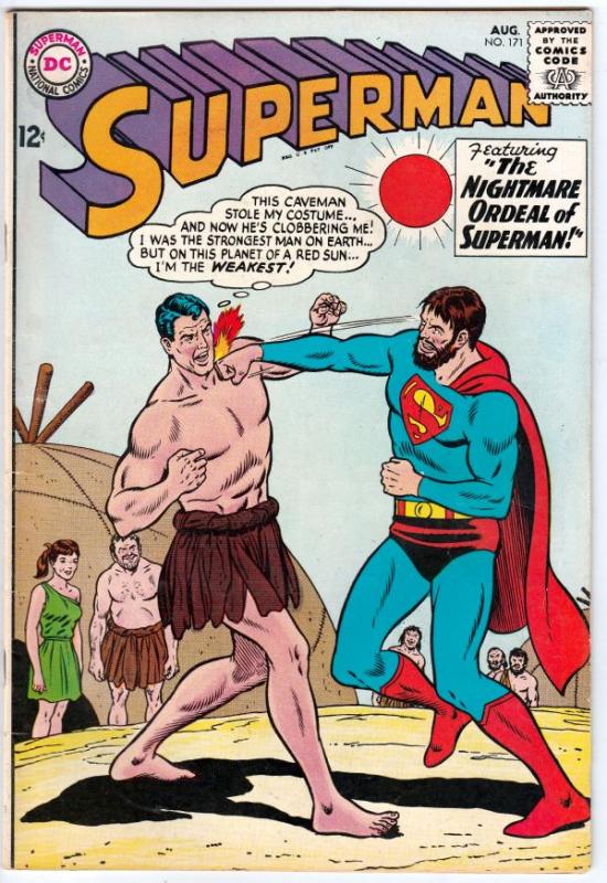 Superman #171 (Aug-64) VF+ High-Grade Superman, Jimmy Olsen,Lois Lane, Lana L...