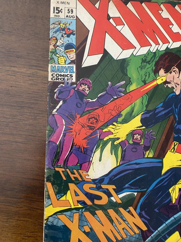 The X-Men #59 (1969) Neal adams art/ Sentinels