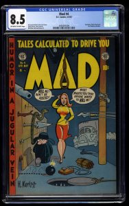 Mad #4 CGC VF+ 8.5 Off White to White