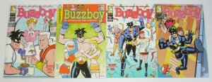 Buzzboy #1-4 VF/NM complete series JOHN GALLAGHER sky dog comics 1998 set lot