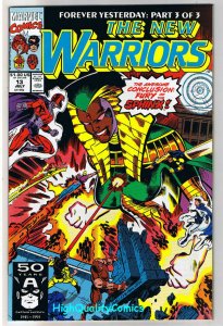 NEW WARRIORS 13, NM+, Nova, Hulk, Iron Man, 1990, more in store