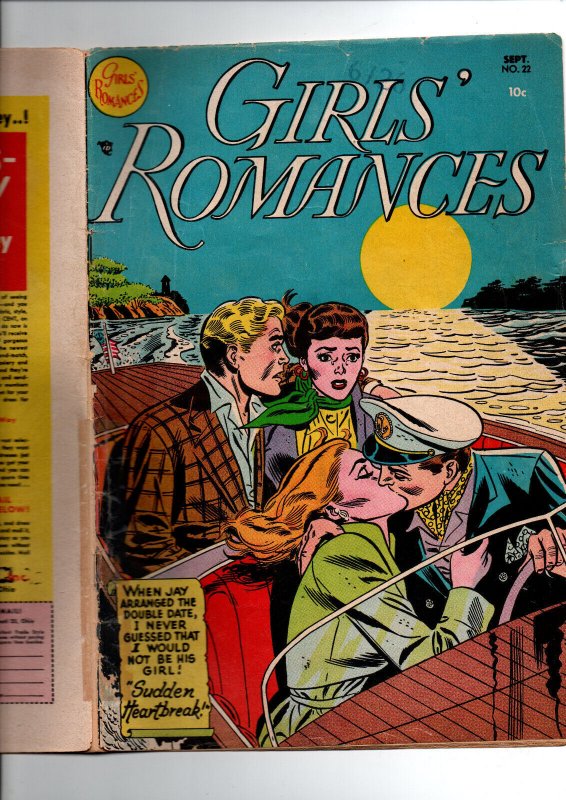 Girls' Romances #22 - Romance - DC Comics - 1953 - GD