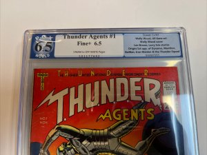 Thunder Agents (1965) # 1 (PGX 6.5) 1st App Dynamo Menthor NoMan Iron Maiden