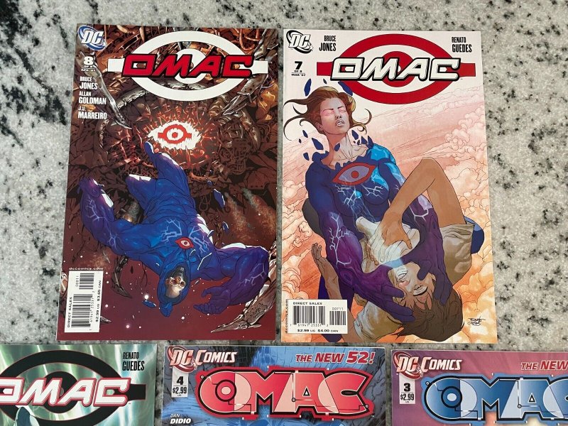 5 OMAC DC Comic Books # 3 4 6 7 8 Batman Superman Flash Wonder Woman 17 J850