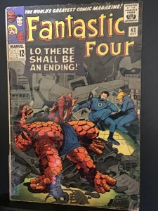 Fantastic Four #43 (1965) Jack Kirby frightful four key issue.