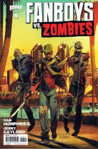 Fanboys Vs. Zombies #6A VF/NM ; Boom! | Walking Dead 19 Tribute