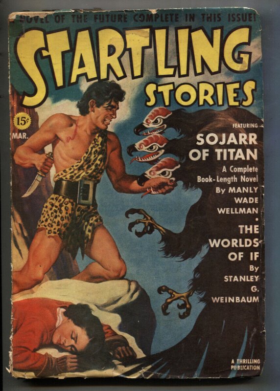 Startling Stories--March 1941--Robert Arthur--Manly Wade Wellman--Pulp Magazine