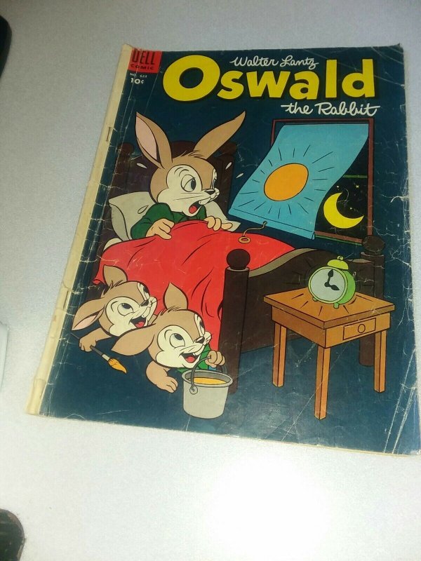 Dell Comics Oswald The Rabbit #623 Walter Lantz 1955 Golden Age funny animal