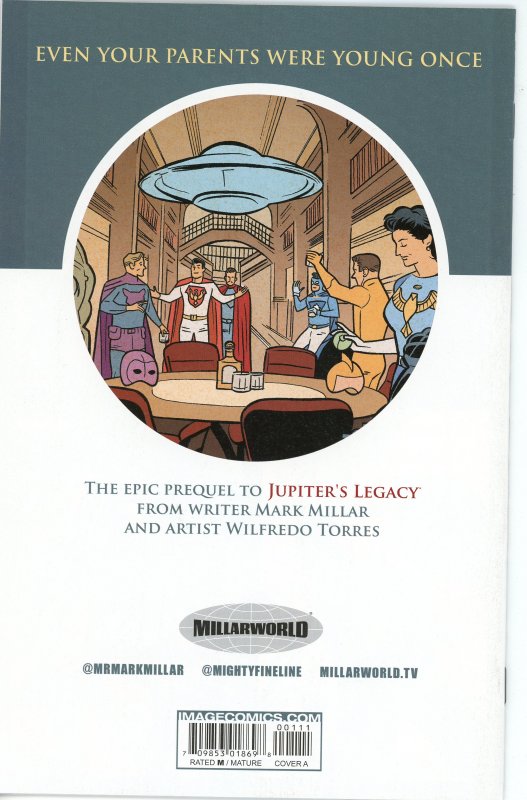 Jupiter's Circle 1  9.0 (our highest grade)  2015  Mark Millar  Cover A