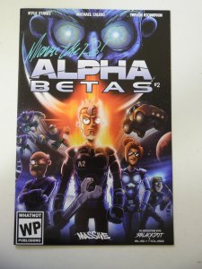 Alpha Betas #2  Variant Cover Signed by Michael Calero W/ COA VF+ Condition
