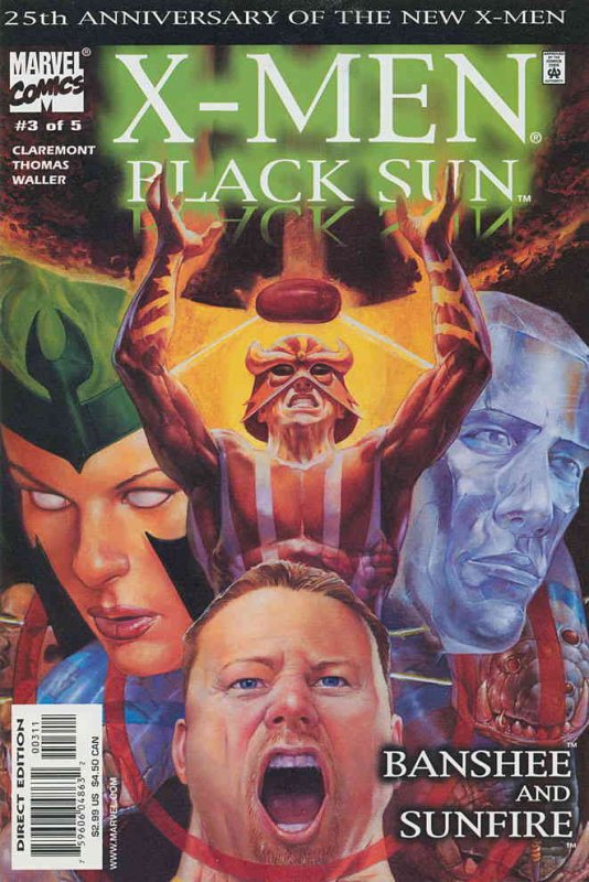 Black Sun: X-Men #3 VF ; Marvel | Banshee Sunfire