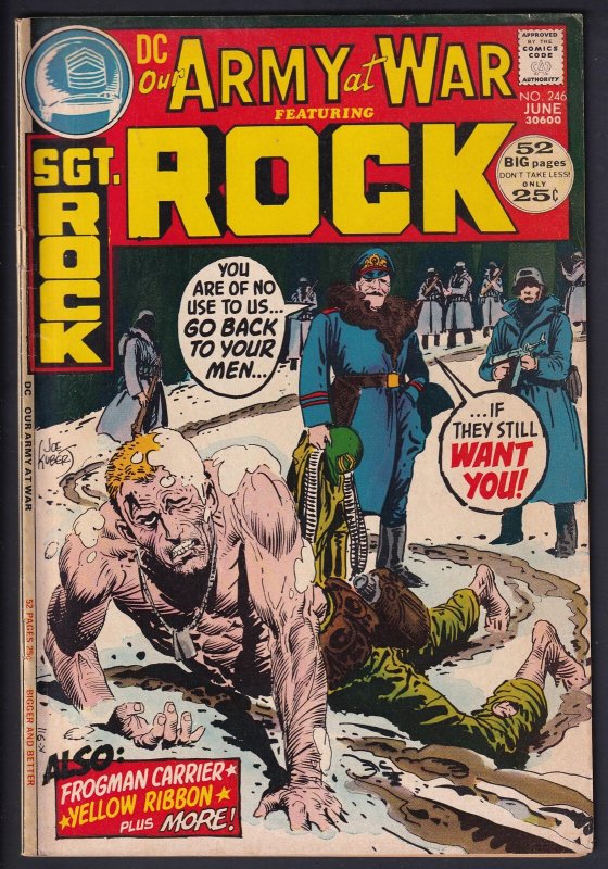 Our Army at War 246 (1972) VG+ Bronze Age DC War Comics