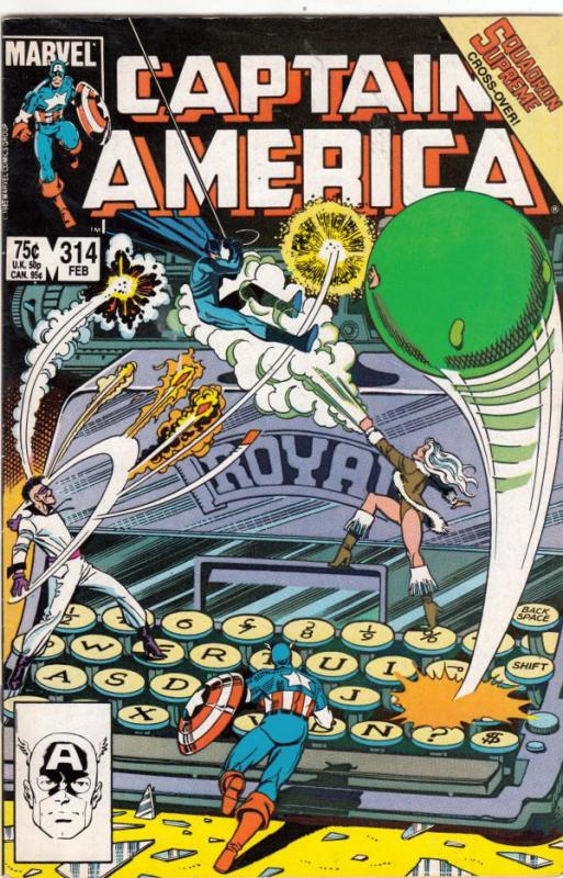 Captain America #314 (Feb-86) NM- High-Grade Captain America