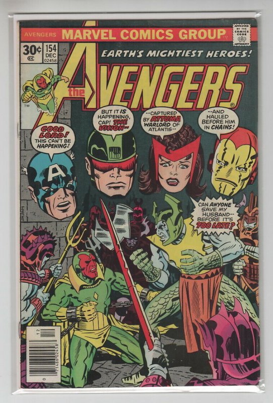 AVENGERS (1963 MARVEL) #154 FN+ A97721