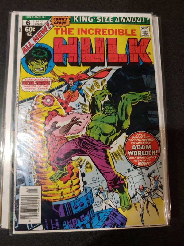 Incredible Hulk King-Size Annual 6 Marvel 11/77 1st app of Her Ayesha Paragon