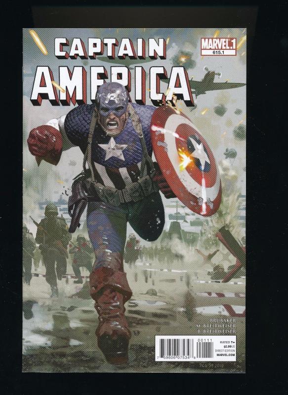 3 Different Captain America Comics -  Marvel Comics 2010-11 ~ VF to NM (HX572)