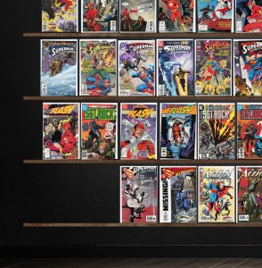 Huge Lot 150+ Comics with Action Comics, The Flash, Sgt. Rock, Gunfire & More!