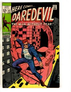 Daredevil # 51 VF Marvel Comic Book Avengers Spider-Man Hulk Iron Man CR45