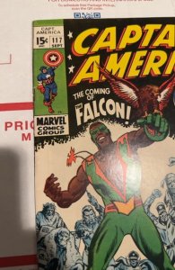 Captain America #117 (1969)1st Falcon- 7.0 or better