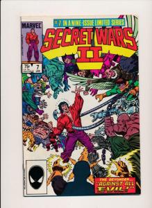 MARVEL COMICS SECRET WARS II SET #7-#8   F/VF (HX647)