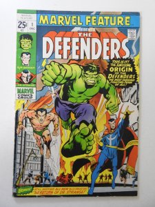 Marvel Feature #1 (1971) VG Condition moisture stain, 1/2 in spine split