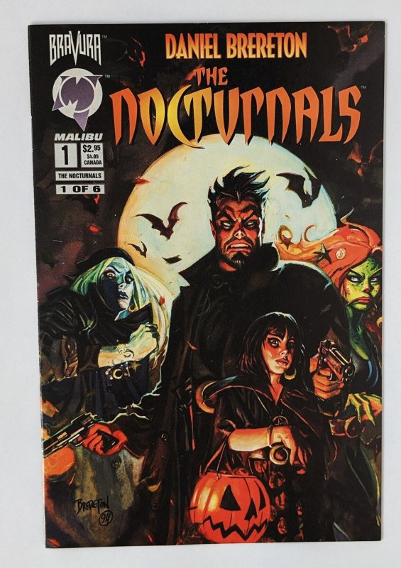 The Nocturnals #1 (1995)  FN-  Brereton art  - Happy Halloween!