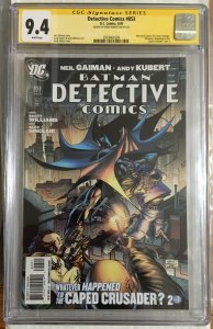 SIGNED Detective Comics #853 Whatever Happened to the Caped Crusader? CGC 9.4 NM