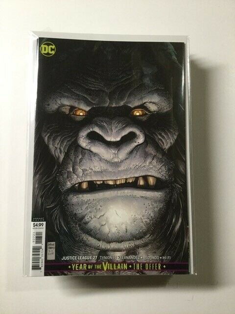 Justice League 27 Variant Near Mint Dc Comics HPA