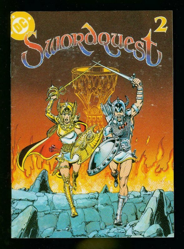 SWORDQUEST #2 1982- DC ATARI DIGEST SIZE COMIC- HIGH GRADE VF/NM