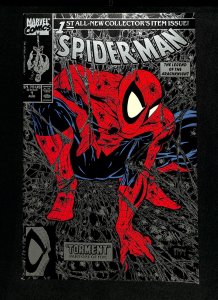 Spider-Man #1 Silver Variant Torment! Todd McFarlane!