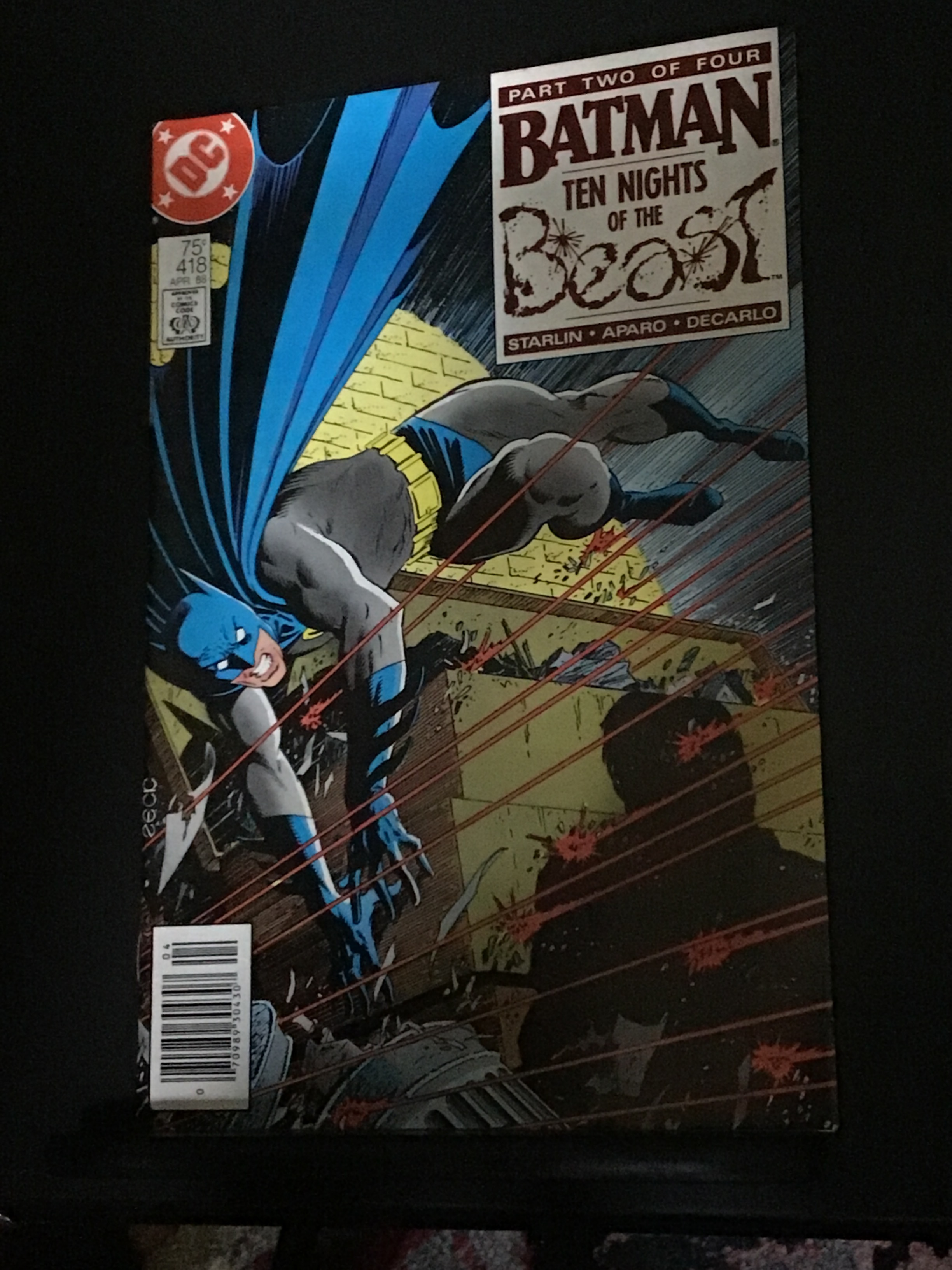 Batman #418 High-grade 10 nights of the beast part two. NM- Wow ...