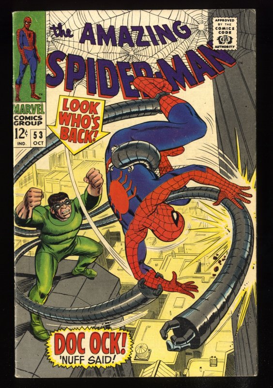 Amazing Spider-Man #53 FN+ 6.5 Doctor Octopus!