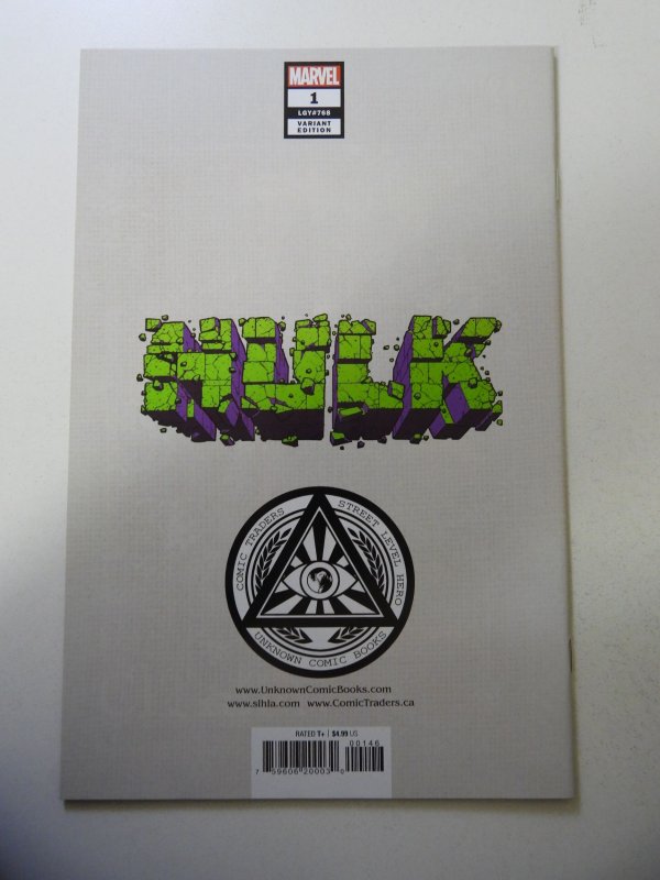 Hulk #1 Virgin Variant Edition VF/NM Condition