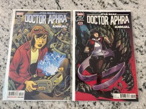 Lot Of 2 Doctor Aphra Star Wars Annuals # 1 2 NM 1st Prints Marvel Comic 13 J435