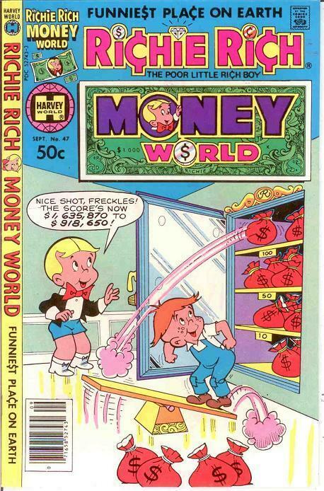 RICHIE RICH MONEY WORLD (1972-1982) 47 VF-NM Sept. 1980 COMICS BOOK