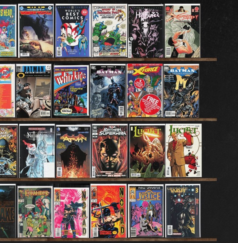 Huge Lot 140+ Comics with Batman: Gotham Knights, X-Men Classic & More!