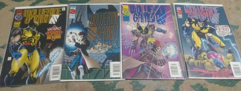 Wolverine  Gambit: Victims # 1 2 2 3 4 1995 MARVEL  complete  ROGUE xmen