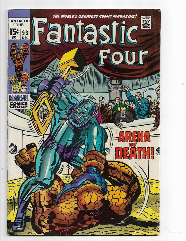 Fantastic Four #93 (1969) FN-VF
