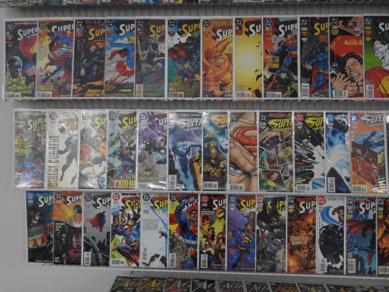 Huge Lot 150+ Comics W/ Action Comics Starring Superman,  Black Knight Avg VF+!!
