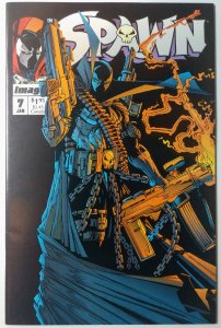 Spawn #7 (9.0, 1993) Todd McFarlane Unsigned Cover