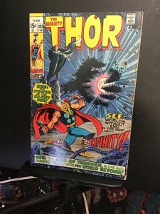 Thor #185 (1971). 1st Silent One! Mid high grade key! FN+ Wow!